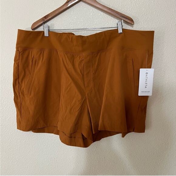 Athleta Trekkie North Short in burnt orange NEW 26 plus - Picture 8 of 8